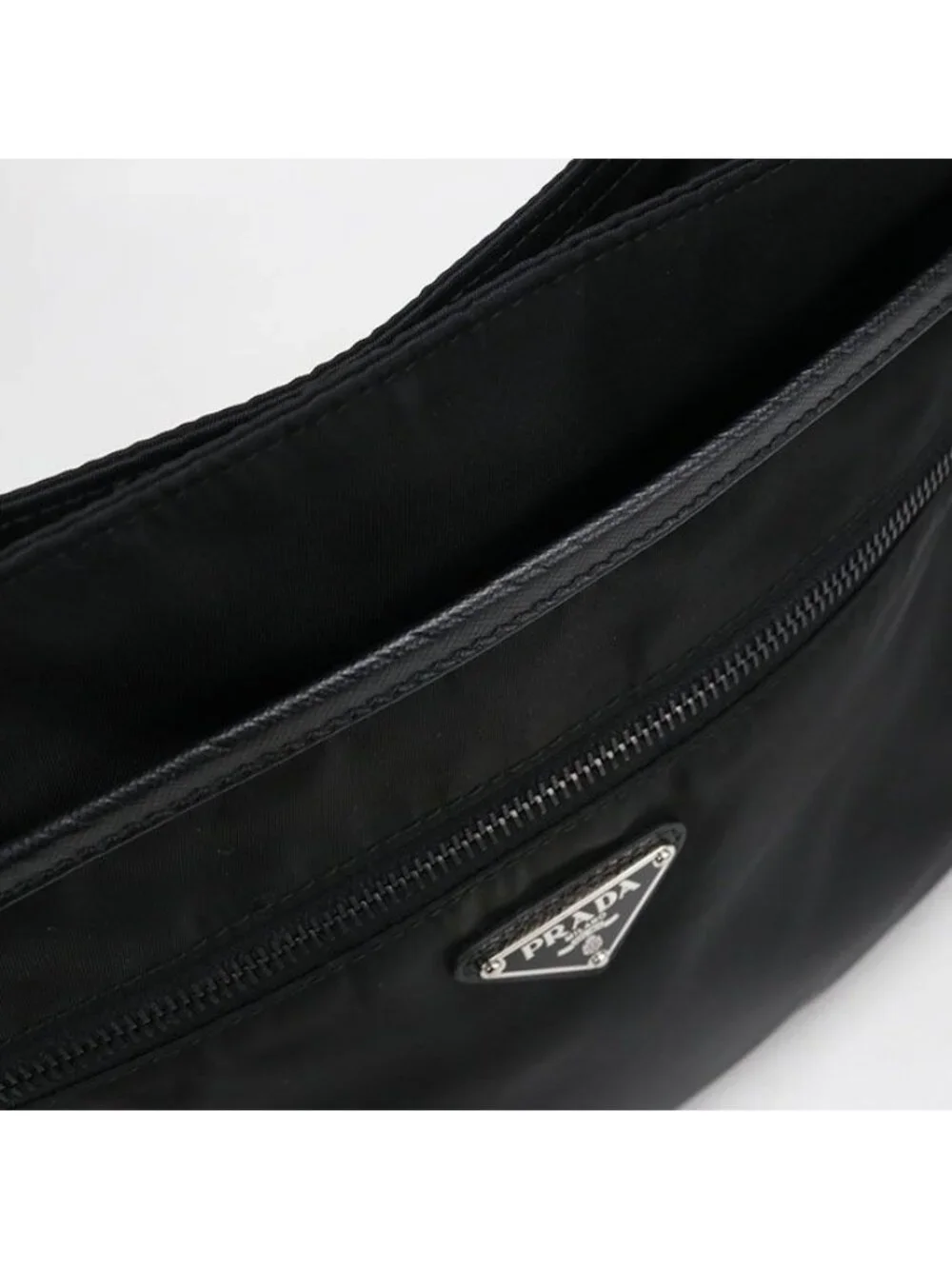Prada Triangle Logo Shoulder Bag Nylon